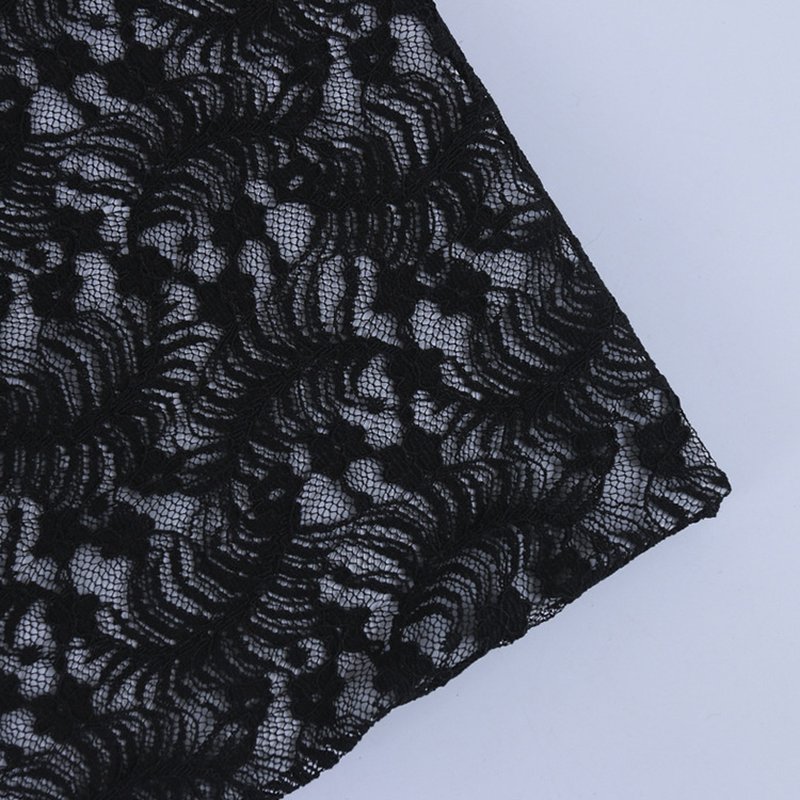 Cutwork Dyed Polyester Lace Fabric for Women's Wear Wholesale Supplier 4